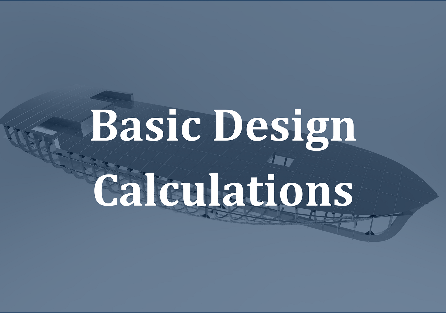 Basic Design Calculations